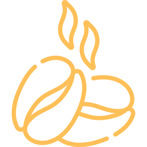 Coffee bean icon representing small-batch UK roasting